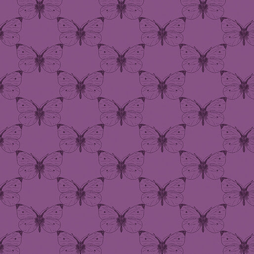 BX Bee Haven - Etched Cabbage Butterfly Plum