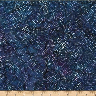 HF Bali Batiks Dotty Scallop - Iris