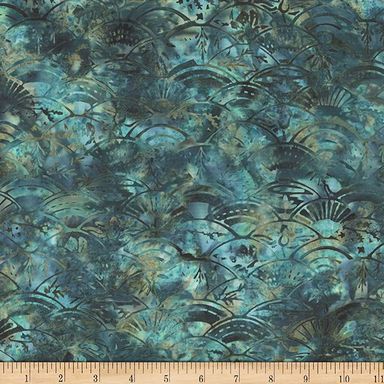 HF Bali Batiks Summer Zen - Hillside - River Rock