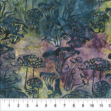 BB Mushroom Medley - Mushroom Medley - Mystic Blue-Multi