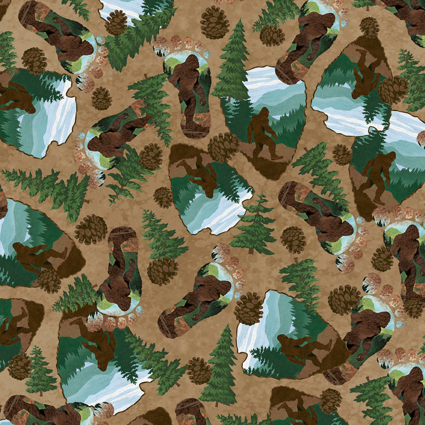 PB- Bigfoot Contry Sasquatch Toss brown