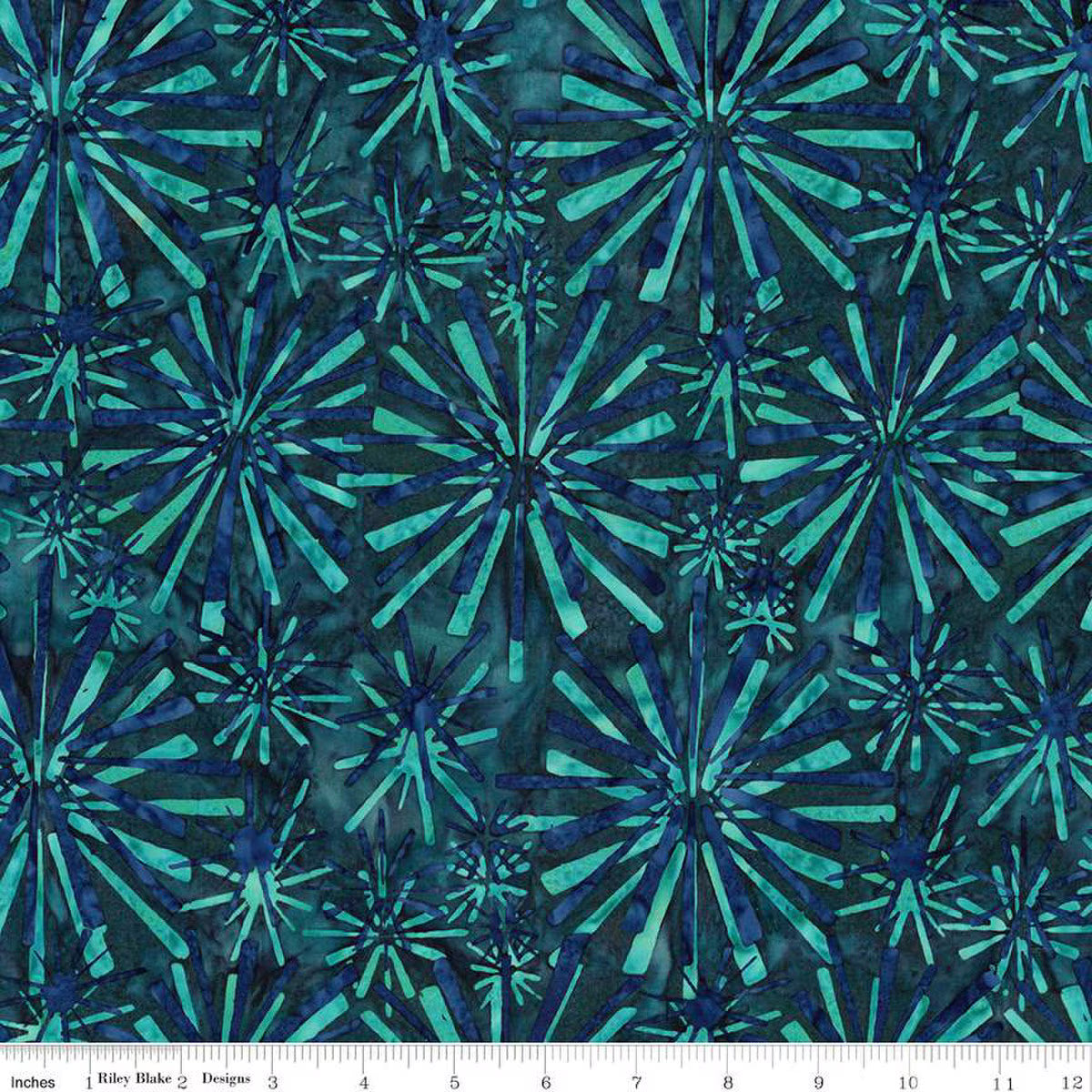RB Expressions Batiks - Retro Revival - Peacock