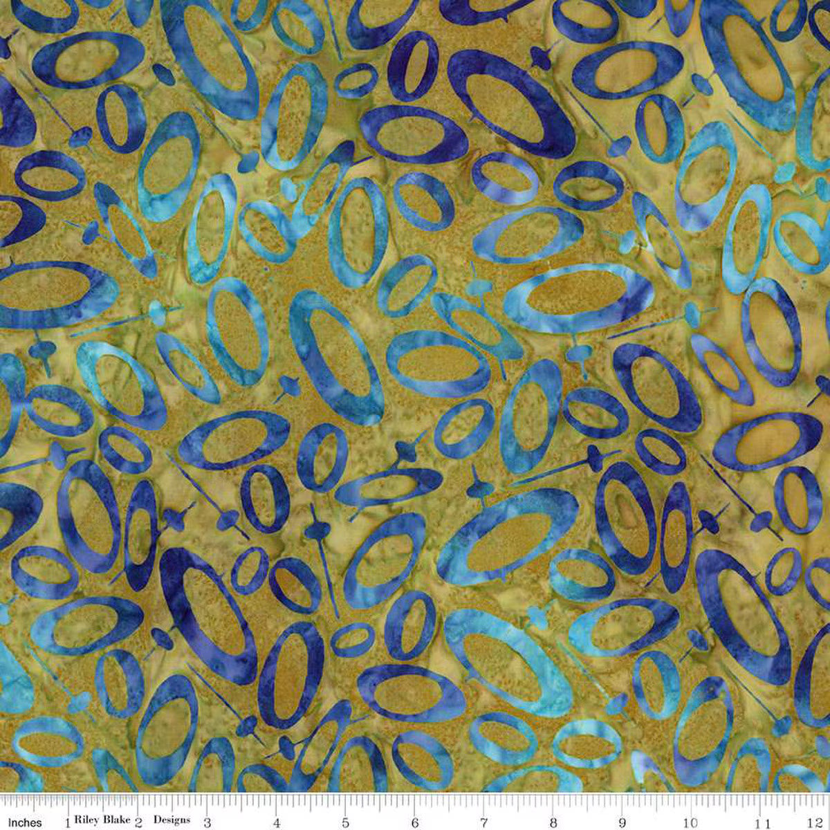 RB Expressions Batiks - Retro Revival - Peridot Fern