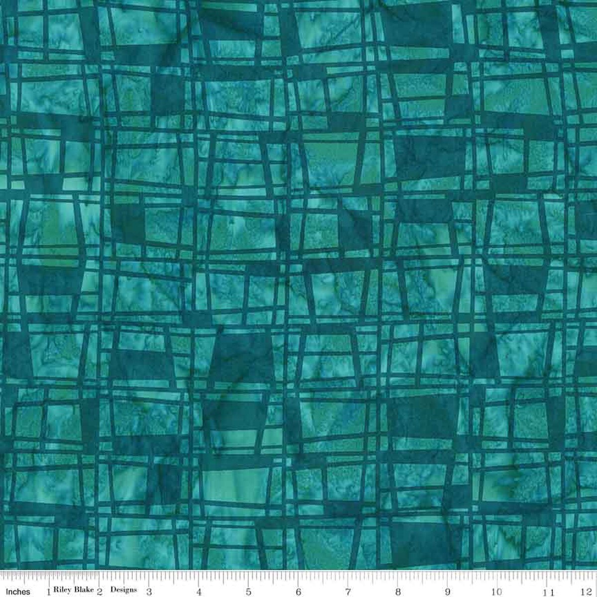 RB Expressions Batiks - Retro Revival - Tempo Teal