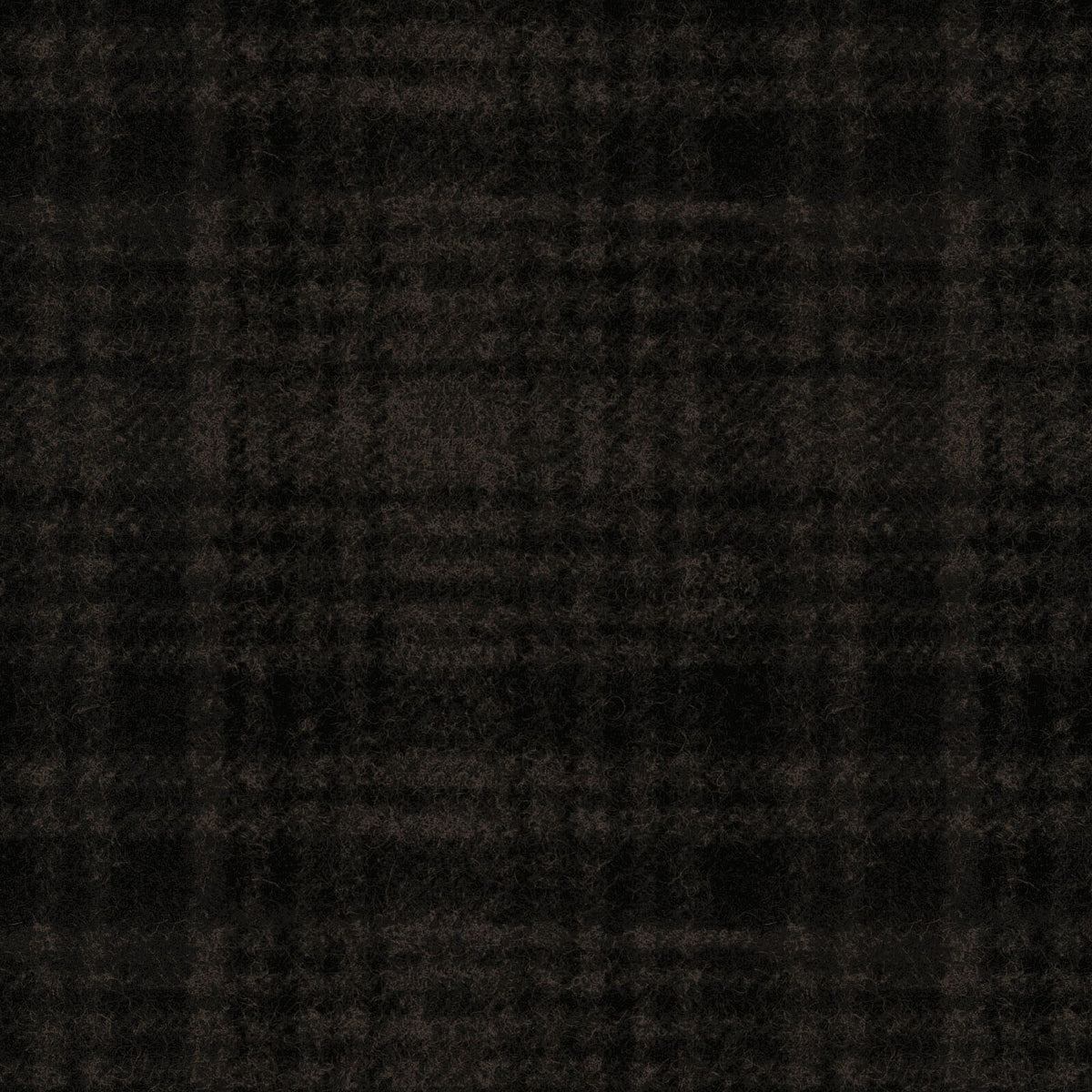 MS Woolies Flannel - Windowpane - Espresso