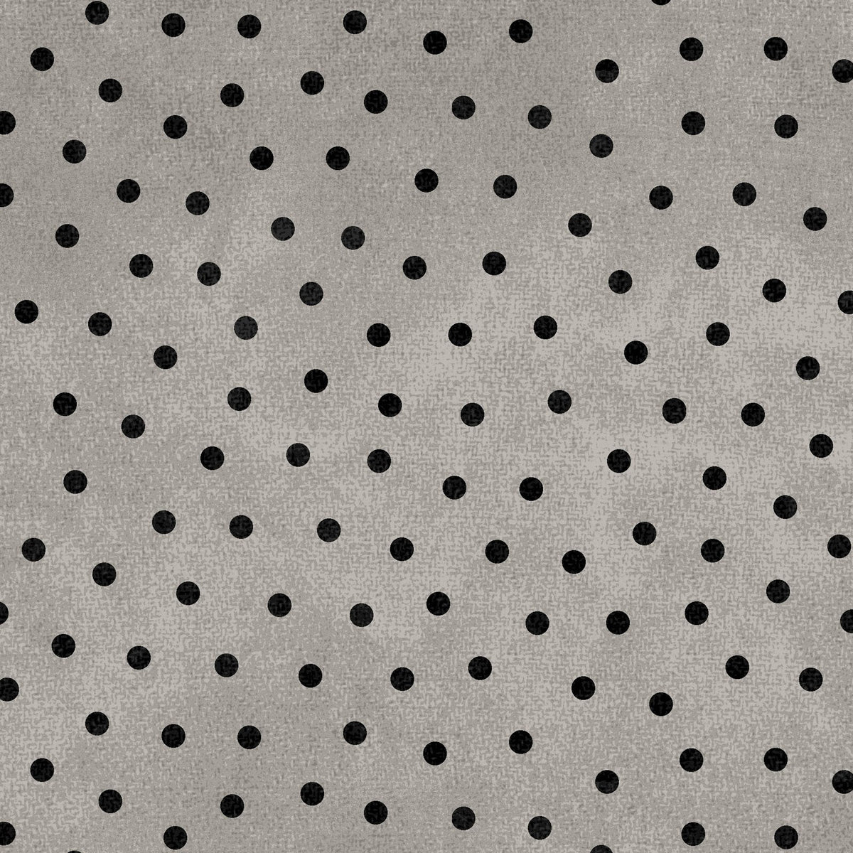 MS Woolies Flannel - Polka Dots - Grey
