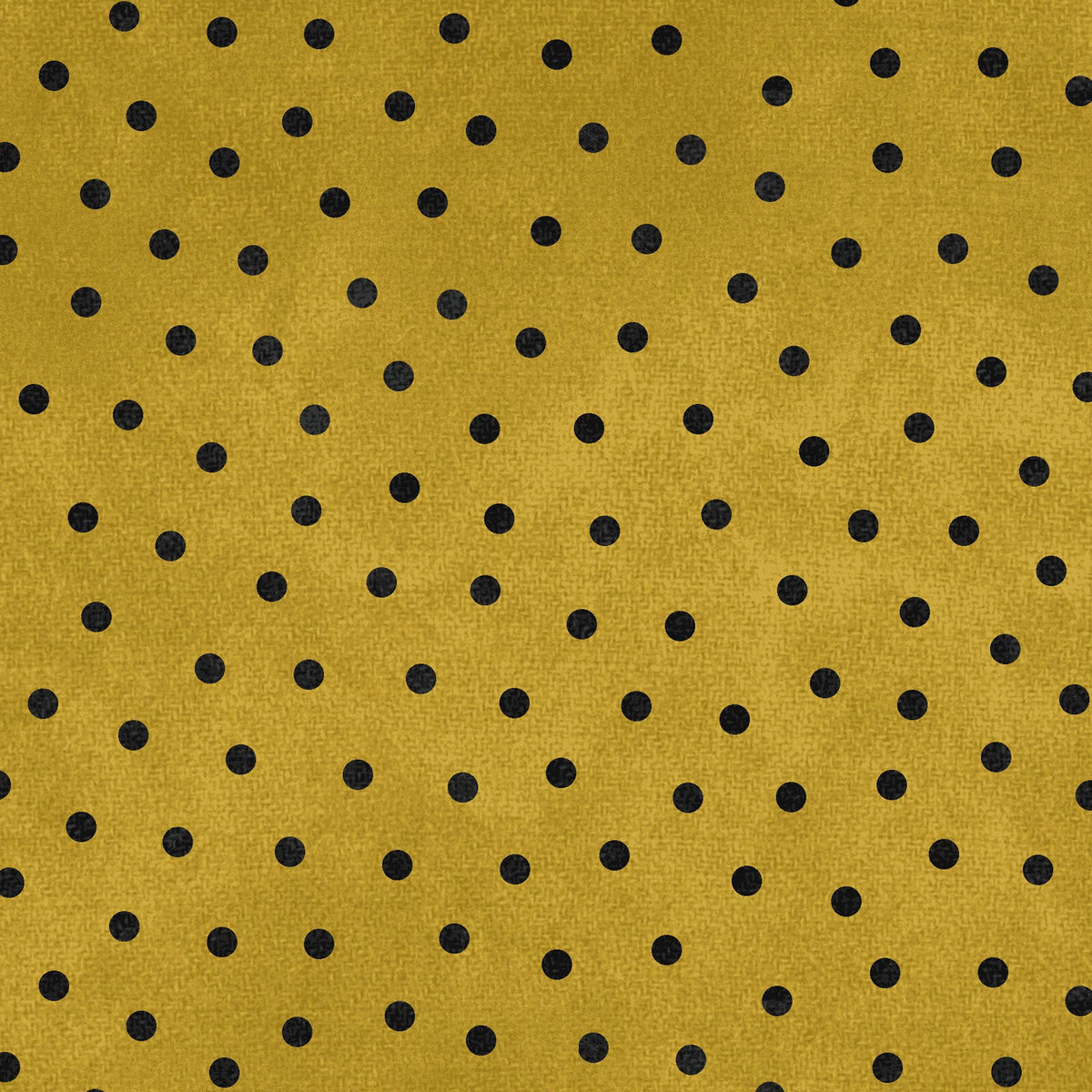 MS Woolies Flannel - Polka Dots - Yellow