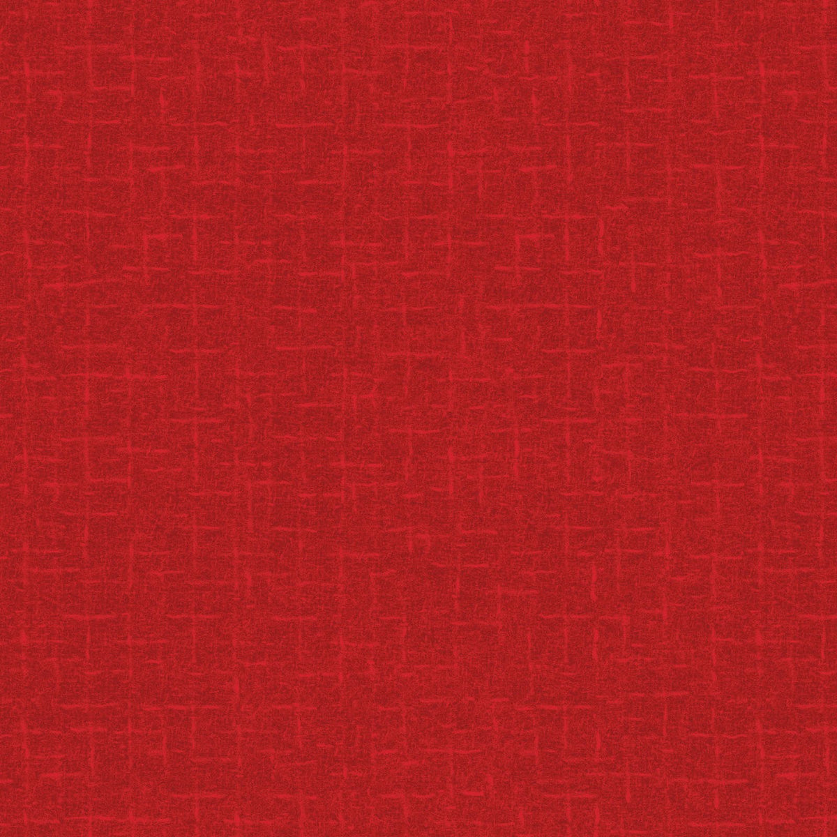 MS Woolies Flannel - Crosshatch - Red