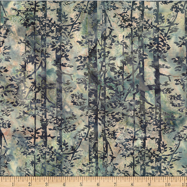 HF Woodland Batiks - Birch Trees - River Rock