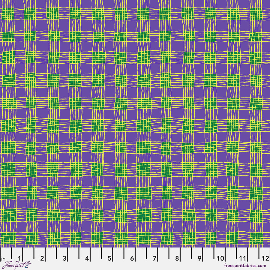 FS Kaffe Fassett February 2025 - Gingham Purple