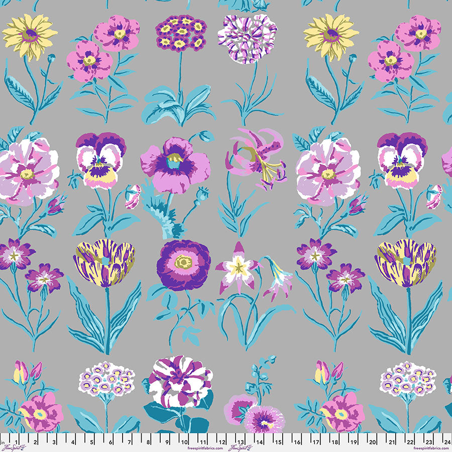 FS Kaffe Fassett February 2025 - Flower Studies - Grey