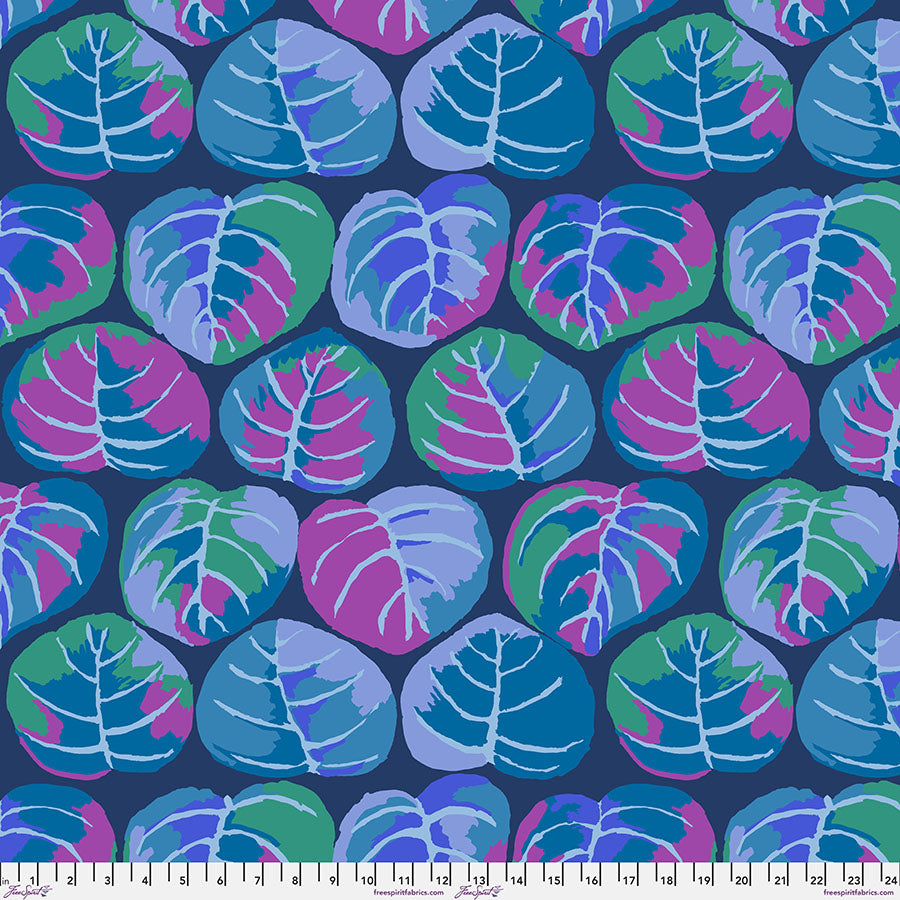 FS Kaffe Fassett February 2025 - Palm Leaves - BLUE