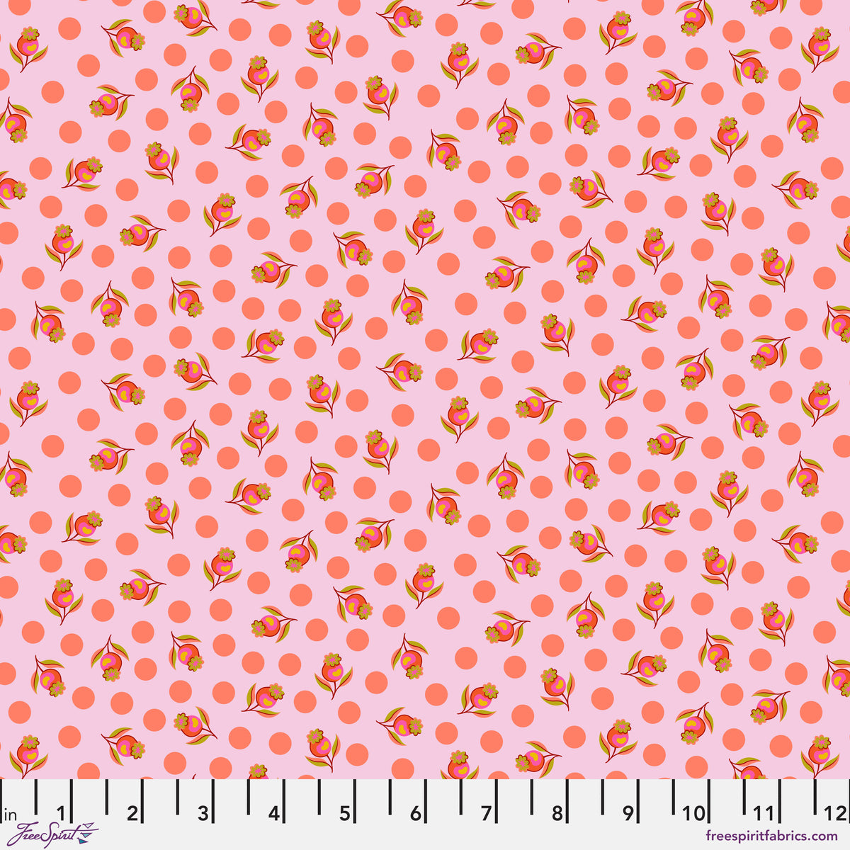 FS Tula Pink Untamed - Impending Bloom Lunar