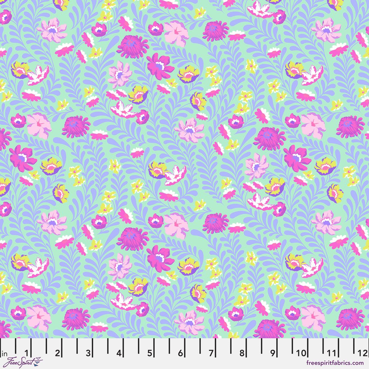 FS Tula Pink Untamed - Flowerfield Cosmic