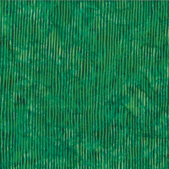 HF Bali Batik - Skinny Stripes - Emerald