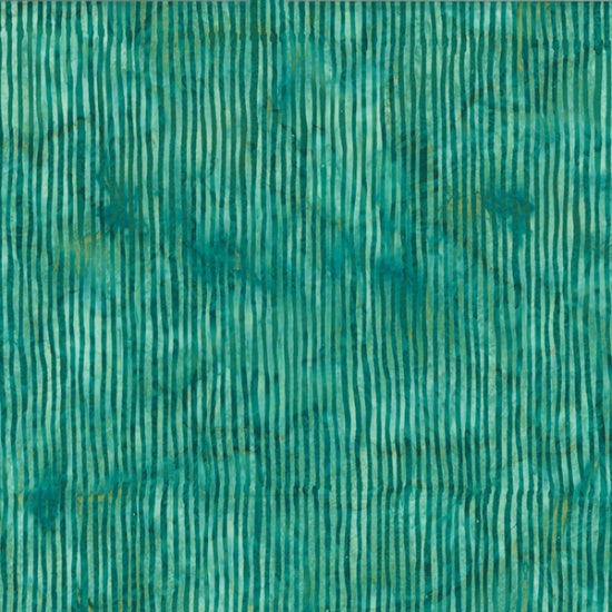 HF Bali Batik - Skinny Stripes - Turquoise
