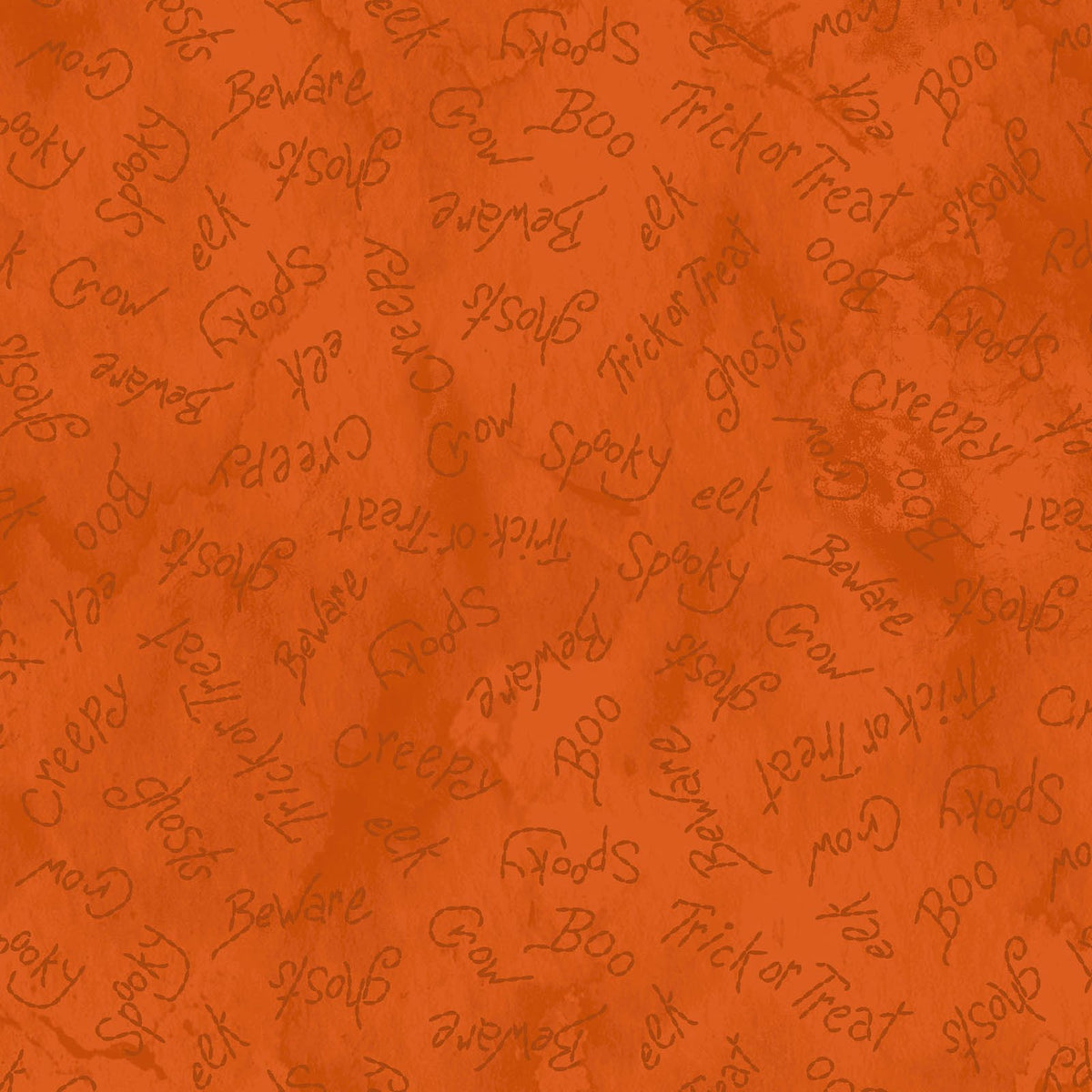 MS Spooky Stitches - Spooky Words - Orange