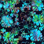 HF Bali Batik Bold Floral - Neon