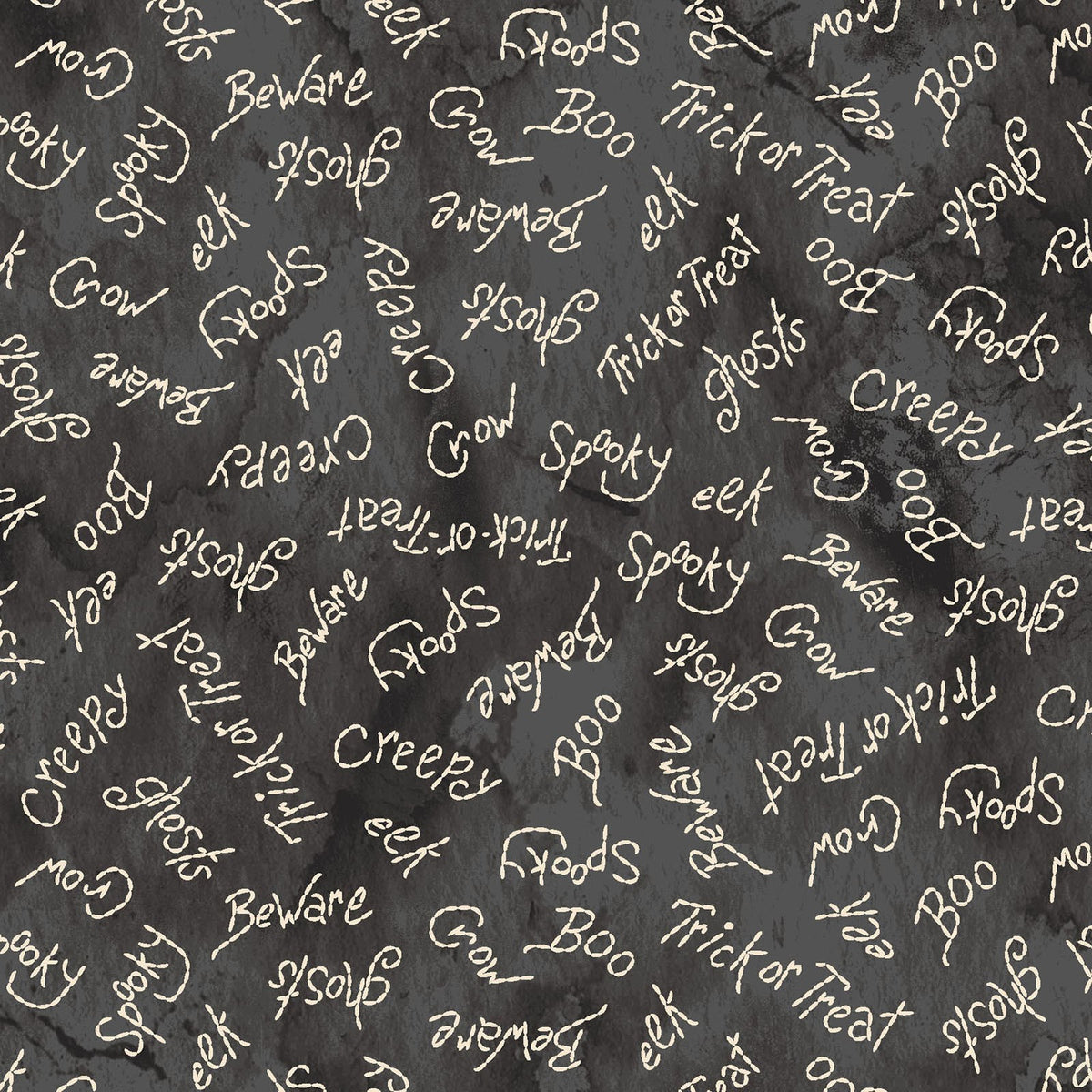 MS Spooky Stitches - Spooky Words - Black