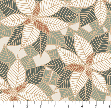 FF- Snowfall - Poinsetta - Cream