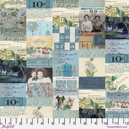 FS Tim Holtz Palette Blue - Collage