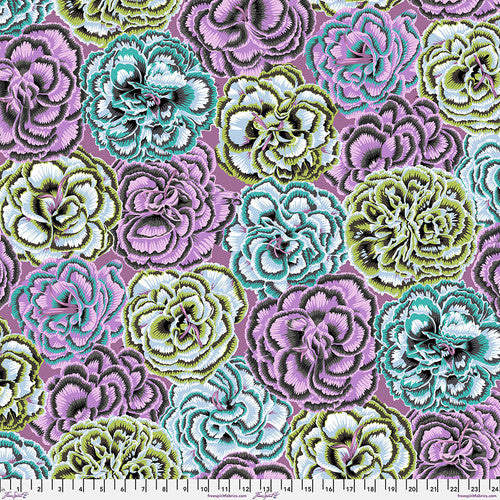 FS Kaffe Fassett - August 2025 - Picotee Carnations - Contrast