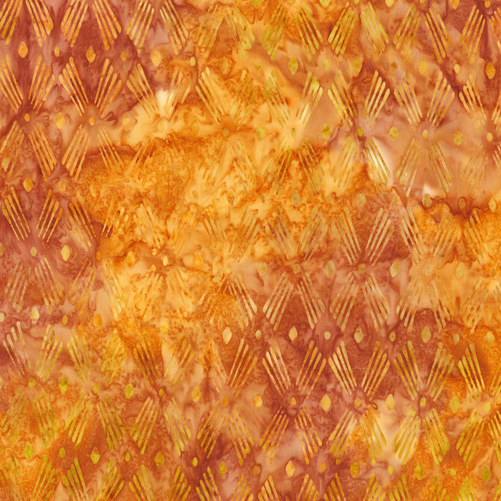 RK Artisan Batiks: Geo Earth - Spice