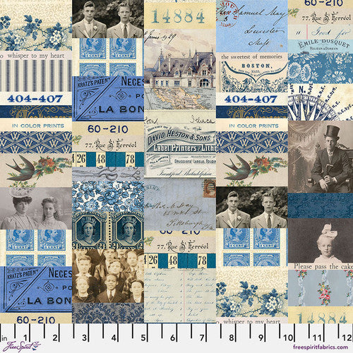 FS Tim Holtz Palette Indigo - Collage
