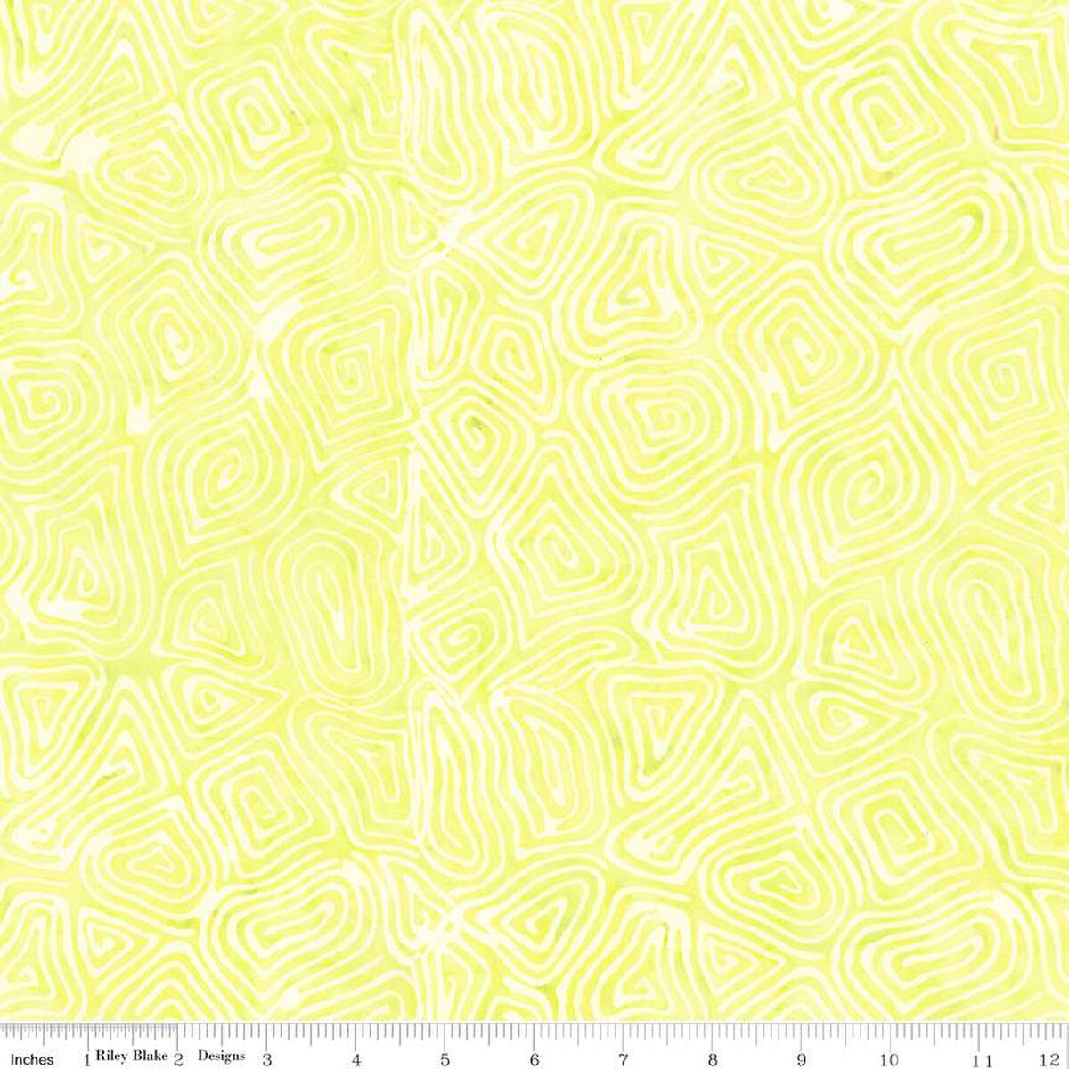 RB Expressions Batiks Ornamental Floreale - Lemon