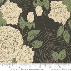 MF Home Sweet Haunt - Spider Roses - Charcoal