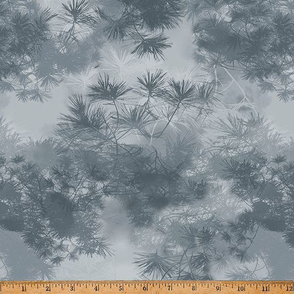 HF Jingle Bell Woods - Pine Boughs - Pewter