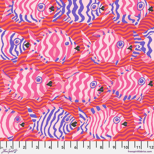 FS Kaffe Fassett - August 2025 - Minnows - Red