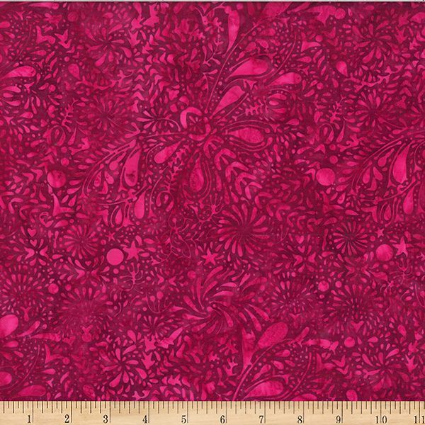HF Bali Batik Dragonfly - Garnet