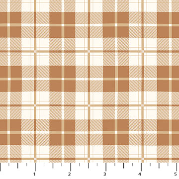 FF- Snowfall - Plaid - Rust