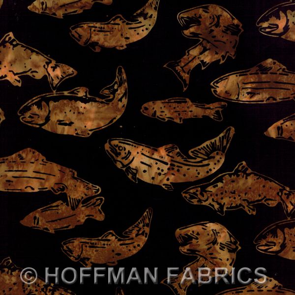 HF Bali Batik Custom - Alaskan Salmon - Antique Black