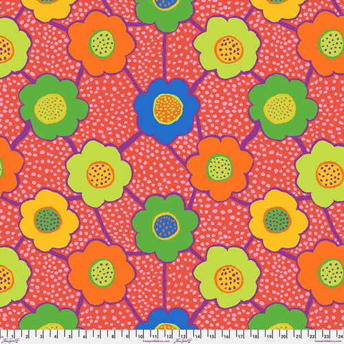 FS Kaffe Fassett - August 2025 - Floral Connections - RED