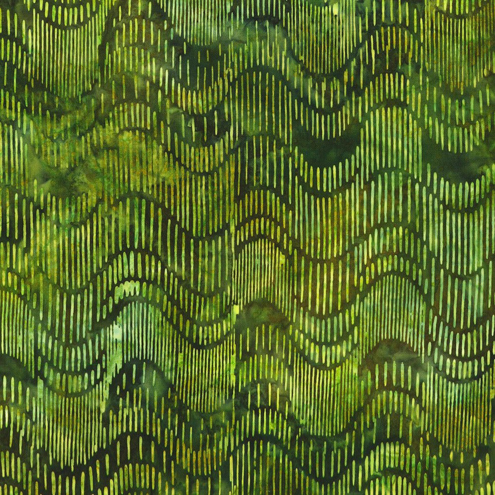 RK Artisan Batiks: Geo Earth - Avocado