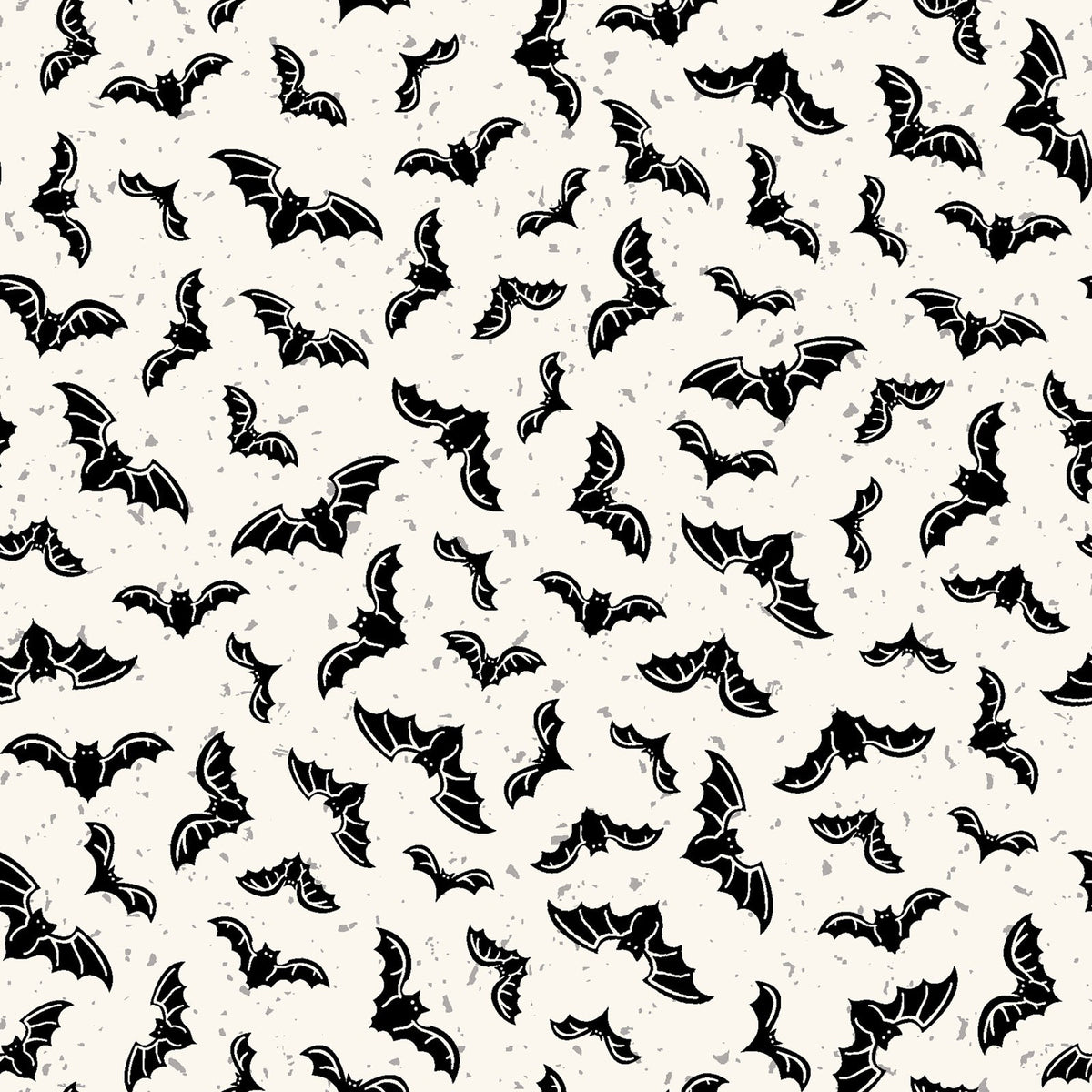 MS Goth Gardens - Flying Bats - White