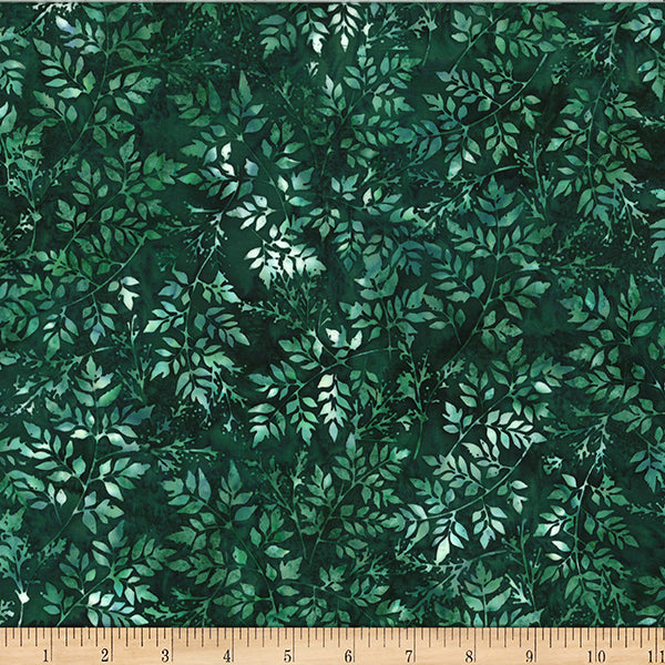 HF Bali Batik Packed Leaves - Hunter