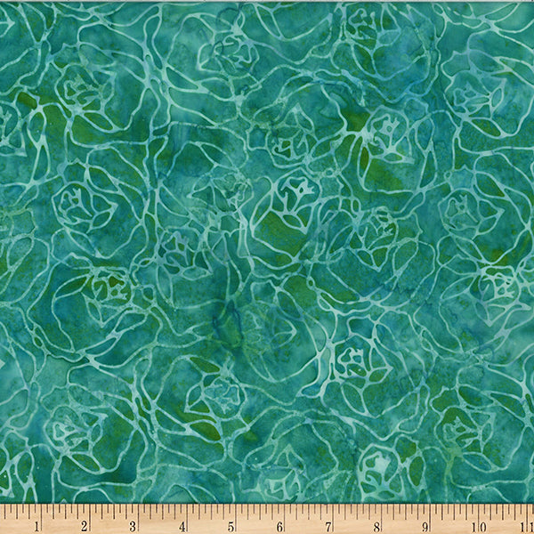 HF Bali Batik Rose Lines - Mint