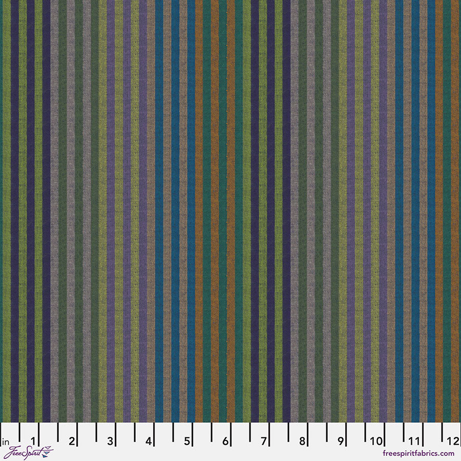 FS Kaffe Fassett Woven Stripes - Caterpillar Stripe - Dark